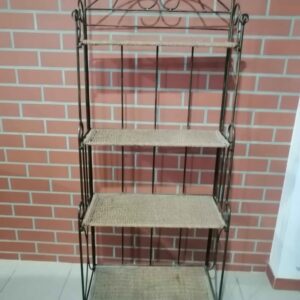 Estante vintage em ferro e verga